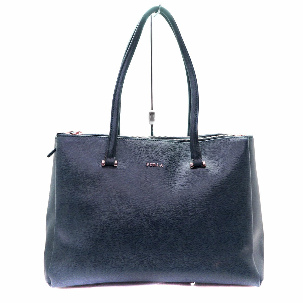 Furla tote bag Navy Blue leather
